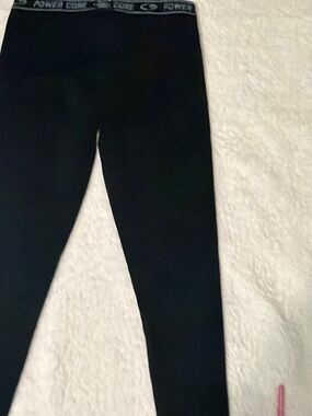 Champion power core men’s black compression tights base layer athletic